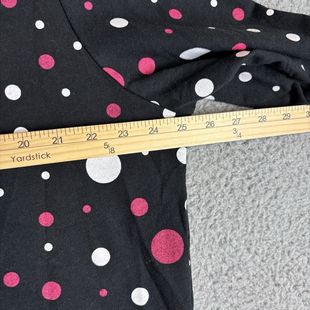 Disney Parks Minnie Mouse Sweatshirt XXL Polka Dot Bow Reversible Sequin Boxy - Picture 6 of 11
